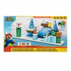 Cheapest 🛒 Nintendo Super Mario Deluxe Frosted Glacier Playset 5pc 🎉