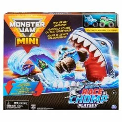 Budget โค๏ธ Monster Jam Mini Megalodon Race and Chomp Playset ๐