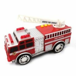 Promo ✔️ Insten 2 Piece Emergency Vehicle Toy Playset For Kids, Fire Truck, Police Car, Ambulance, 7in 💯