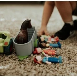 Flash Sale 😉 HABA Little Friends Tractor and Trailer - 2 Piece Farm Play Set with Movable Hatch 😉 -Action Figure Playsets Shop unnamed file 1178