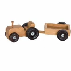 Flash Sale 💯 Remley Kids Wooden Tractor Wagon Playset 🛒