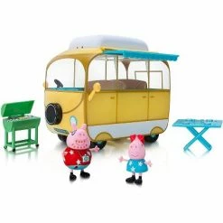 Best Sale 🧨 Peppa Pig Family Campervan Camping Playset, 5 Pieces - Includes Peppa Figure, Daddy Pig, Camper Vehicle, Picnic Table & Grill - Ages 2+ ✨ -Action Figure Playsets Shop unnamed file 187