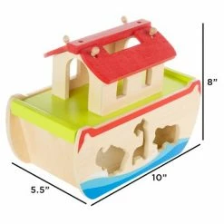 Best reviews of 😍 Hey! Play! Noah's Ark Kids Playset - Hand Painted Hardwood Children's Bible Figurine Toys for Sunday School, Play Time, Christian Religious Study 🤩