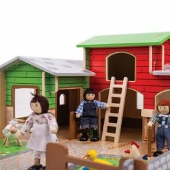 Coupon 🤩 Bigjigs Toys Bigjigs Cobblestone Farm Playset 🥰