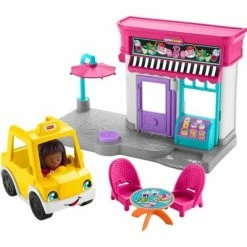 Deals 🛒 Fisher-Price Little People Barbie City Adventures Cafe and Cab Playset 👍 -Action Figure Playsets Shop unnamed file 265