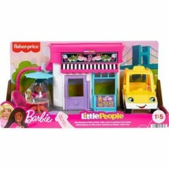 Deals 🛒 Fisher-Price Little People Barbie City Adventures Cafe and Cab Playset 👍 -Action Figure Playsets Shop unnamed file 267