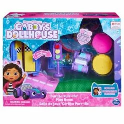 Wholesale βοΈ Gabby's Dollhouse Gabby's Dollhouse Carlita Purr-ific Play Room with Carlita Toy Car π