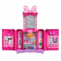 Best Pirce 🥰 Minnie Mouse Sweet Reveals Glam & Glow Playset 🎁 -Action Figure Playsets Shop unnamed file 465