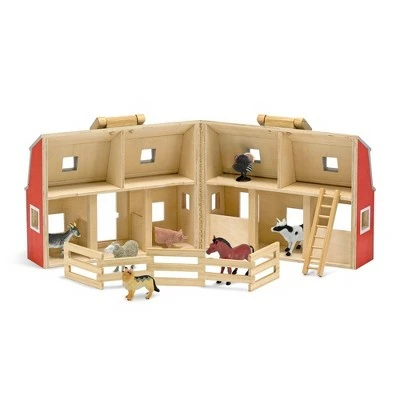 Best Sale β¨ Melissa & Doug Fold and Go Wooden Barn Play Set - 10pc π 3 Best Sale β¨ Melissa & Doug Fold and Go Wooden Barn Play Set - 10pc π - Image 3