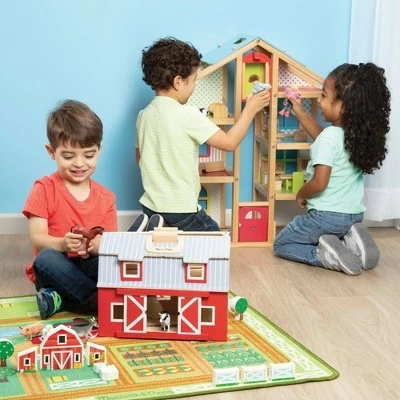 Best Sale β¨ Melissa & Doug Fold and Go Wooden Barn Play Set - 10pc π 5 Best Sale β¨ Melissa & Doug Fold and Go Wooden Barn Play Set - 10pc π - Image 5