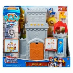 Coupon 👍 PAW Patrol: Rescue Knights Castle HQ Playset with Chase and Mini Dragon Draco Action Figures ⌛