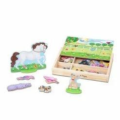 Flash Sale ❤️ Melissa & Doug Melissa & Doug Magnetic 👗 Dress-Up Play Set - Show Horse ✔️ -Action Figure Playsets Shop unnamed file 585