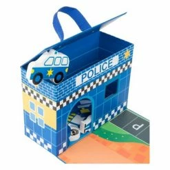 Deals ❤️ Small Foot Wooden Toys Police Station Playworld In Carrying Case ❤️ -Action Figure Playsets Shop unnamed file 611