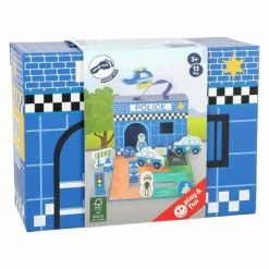 Deals ❤️ Small Foot Wooden Toys Police Station Playworld In Carrying Case ❤️ -Action Figure Playsets Shop unnamed file 612