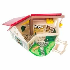 Cheap ❤️ Small Foot Wooden Toys Farmhouse Barn Woodfriends Playworld 👏