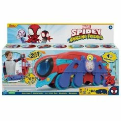Cheapest ๐ฏ Spider-Man Spidey and his Amazing Friends Spider Crawl-R 2-in-1 Deluxe Headquarters Playset ๐