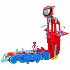 Cheapest 💯 Spider-Man Spidey and his Amazing Friends Spider Crawl-R 2-in-1 Deluxe Headquarters Playset 😍 -Action Figure Playsets Shop unnamed file 635