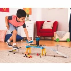 Best Sale 💯 DRIVEN By Battat DRIVEN – Airport Playset with Toy Airplane (32pc) – Micro Series ✔️
