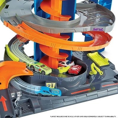 Discount โค๏ธ Hot Wheels City Mega Garage Playset and Track with 1:64 Scale Toy Car, Corkscrew Elevator, and Storage for Over 60 Cars, for Kids Ages 4 and Up ๐ฅ 3 Discount โค๏ธ Hot Wheels City Mega Garage Playset and Track with 1:64 Scale Toy Car, Corkscrew Elevator, and Storage for Over 60 Cars, for Kids Ages 4 and Up ๐ฅ - Image 3