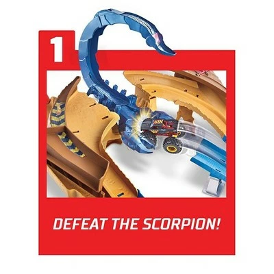 Wholesale 🧨 Hot Wheels Hot Wheels Monster Truck Scorpion Sting Raceway Car Play Set and Face Off Car Stunt Arena Game with 2 Toy Vehicles 🥰 2 Wholesale 🧨 Hot Wheels Hot Wheels Monster Truck Scorpion Sting Raceway Car Play Set and Face Off Car Stunt Arena Game with 2 Toy Vehicles 🥰 - Image 2