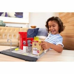 Outlet ⌛ Matchbox Action Drivers Matchbox Fire Station Rescue Playset 😍