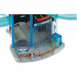 Top 10 ๐ Theo Klein Bosch Interactive Toy Car Park 5 Level Full Service Racing Parking Garage Play Set with 2 Cars Included for Kids Ages 3 Years Old and Up ๐