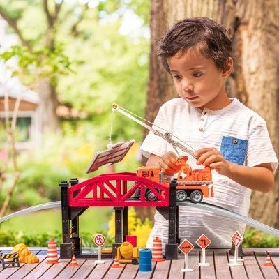 Promo โ DRIVEN By Battat DRIVEN – Construction Playset with Bridge (35pc) – Micro Series ๐ 1 Promo โ DRIVEN By Battat DRIVEN – Construction Playset with Bridge (35pc) – Micro Series ๐