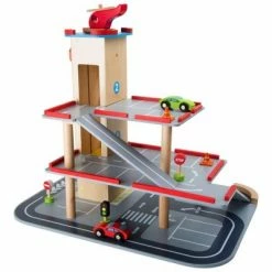 Buy 🥰 Small Foot Wooden Toys 3 Floor Parking Garage Playset 🌟