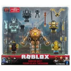 Hot Sale 🛒 Roblox Action Collection - Dungeon Quest: Fusion Goliath Throwdown Feature Playset (Includes Exclusive Virtual Item) 🌟
